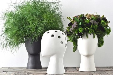 Wig Vase, il vaso a forma di testa