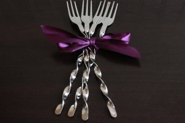 Forchetta a spirale per spaghetti