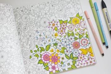 Libro da colorare Il giardino segreto