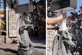 statua-drago-casella-della-posta