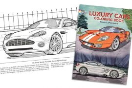 Libro da colorare Luxury Cars