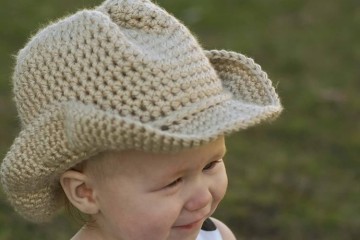 Cappello da cowboy all’uncinetto