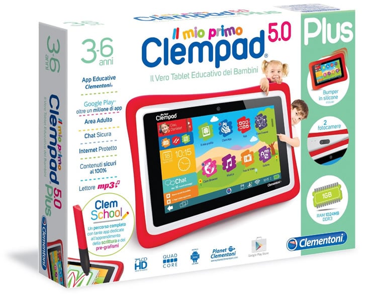 Tablet per bambini Clempad 5.0