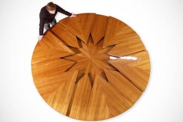 Tavola rotonda allargabile