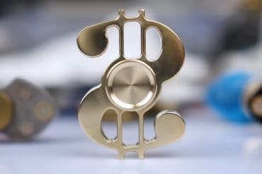 Fidget Spinner a forma di Dollaro