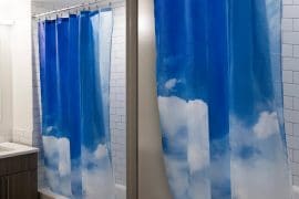 Tenda da doccia Nuvole