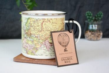 Mug Planisfero in metallo