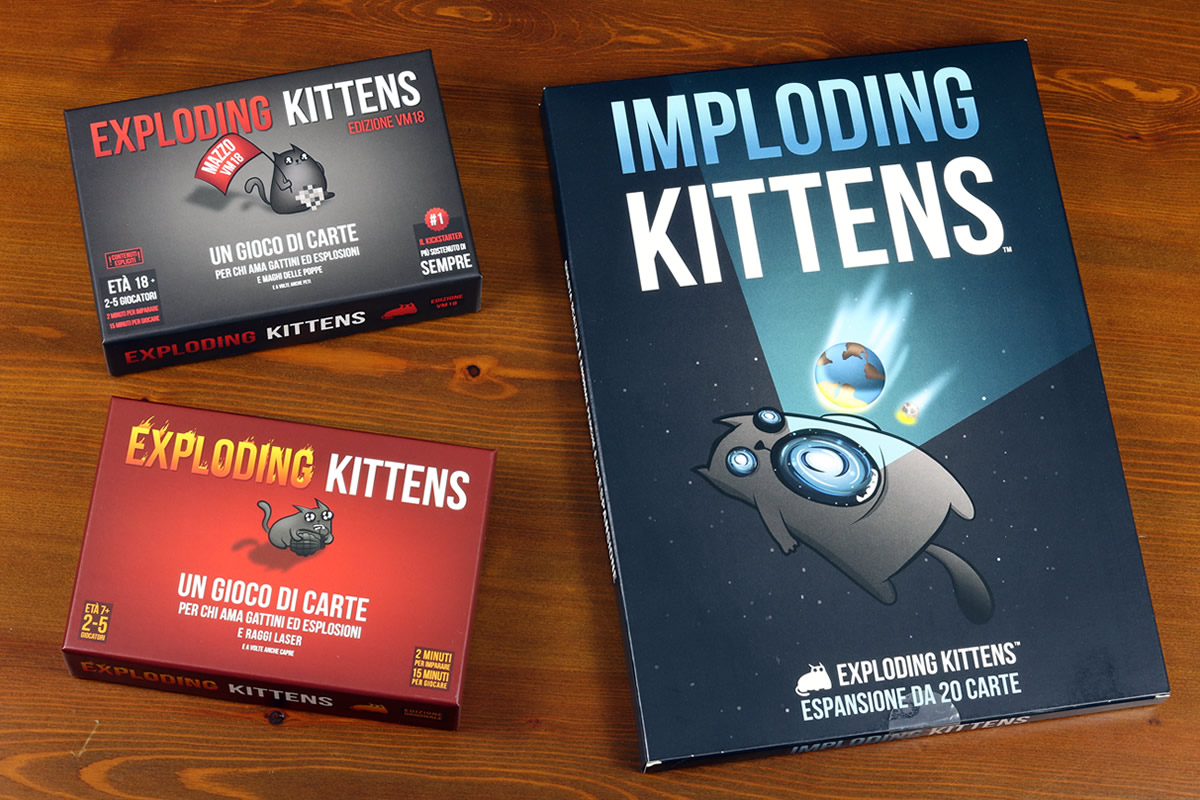 Recensione Imploding Kittens