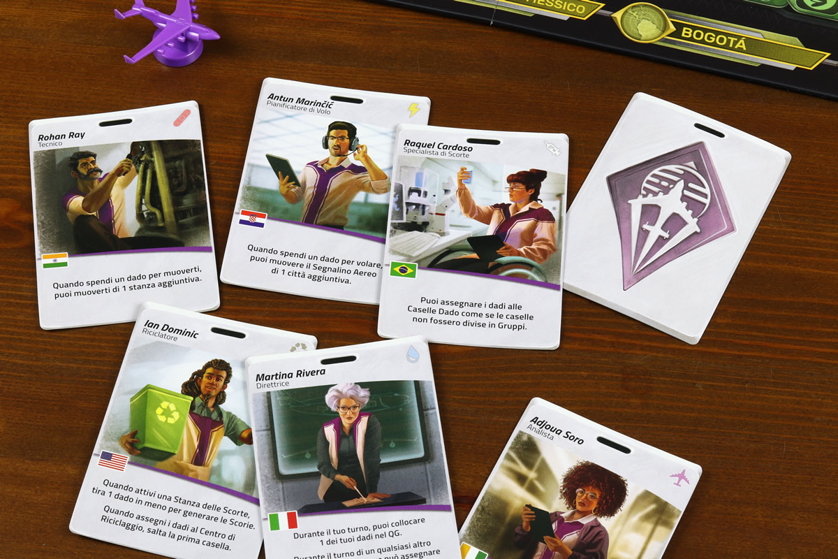 Pandemic Reazione Rapida - Personaggi