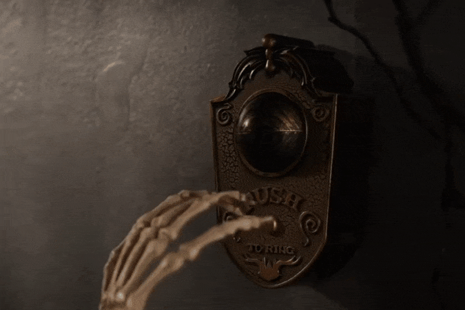 Campanello con occhio animato