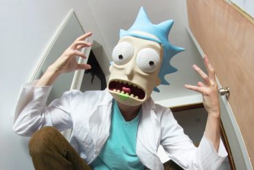 Maschera di Rick Sanchez da stampare