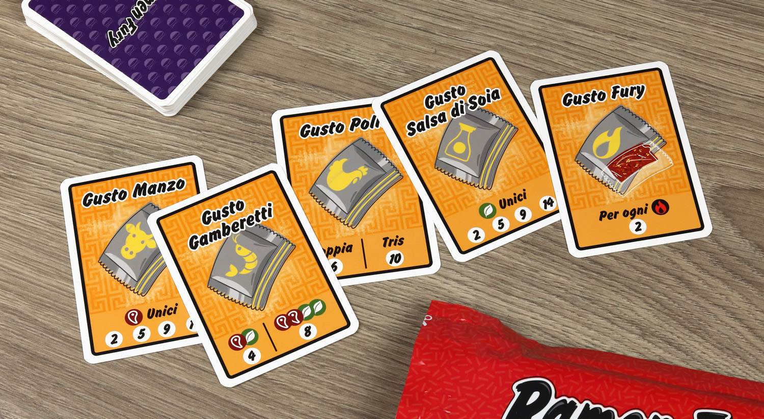 Ramen Fury: carte gusti