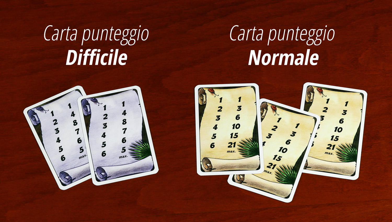 Coloretto - Le carte punteggio