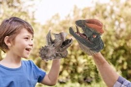 Puppet realistici di dinosauri