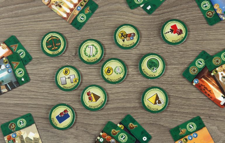 7 Wonders Duel - I segnalini progresso scientifico