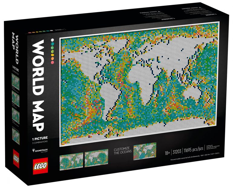 Mappa del Mondo LEGO
