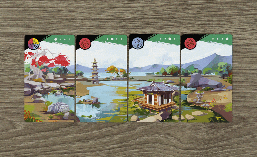 Four Gardens - Le carte paesaggio