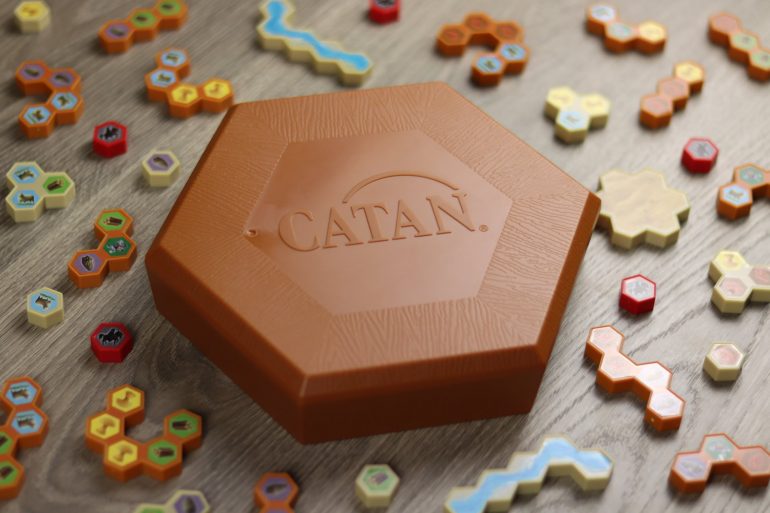 Catan: Puzzle logici - Contenitore esagonale