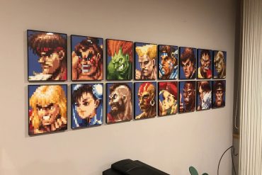 Poster personaggi Street Fighter