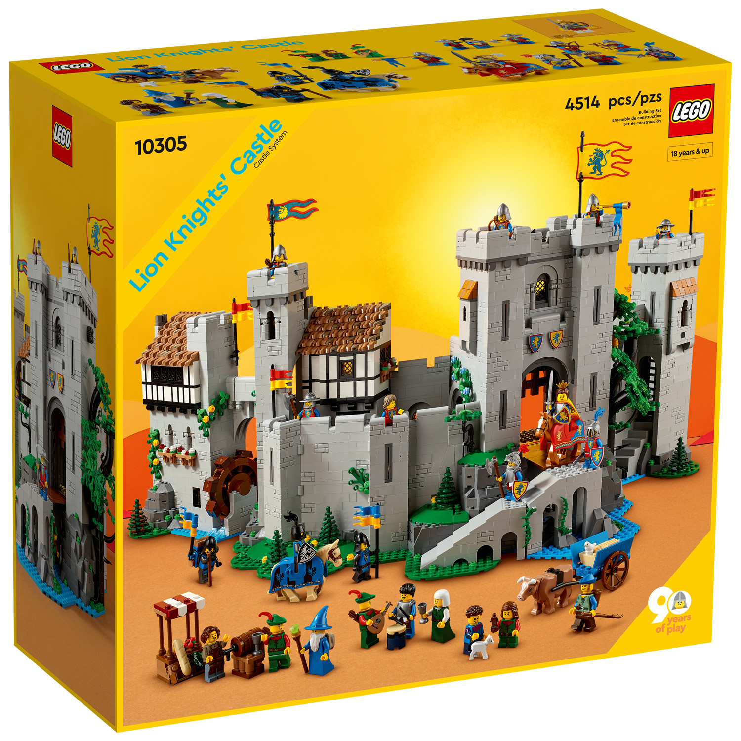 Castello Cavaliere Leone 4.514 Pezzi - Set Blocchi Costruzione Modello Creativo 2022