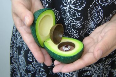 Avocado porta anello