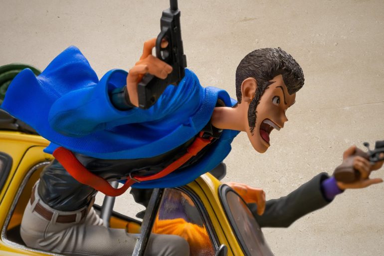 Diorama di Lupin III e la 500