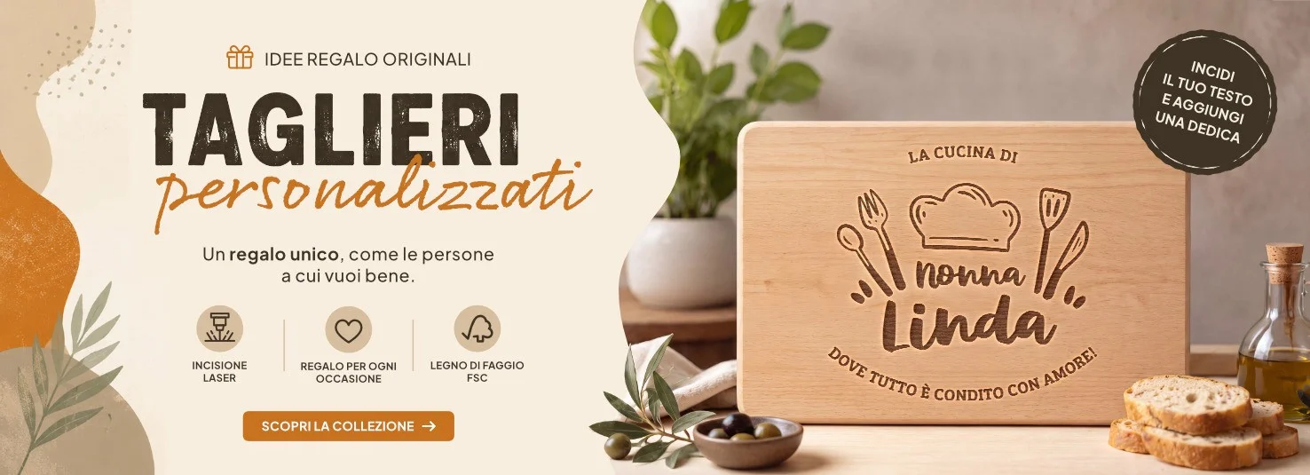 Taglieri personalizzati