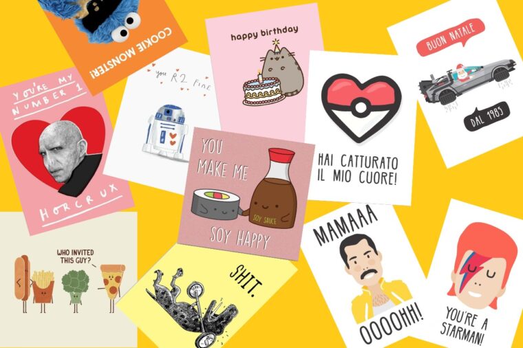 biglietti di auguri personalizzati