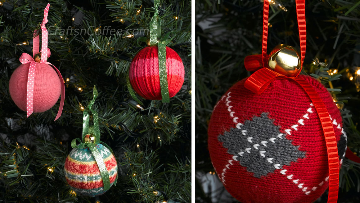 Palline Di Natale Fai Da Te Con Foto.Le Palline Di Natale Fai Da Te Per Un Albero Piu Particolare