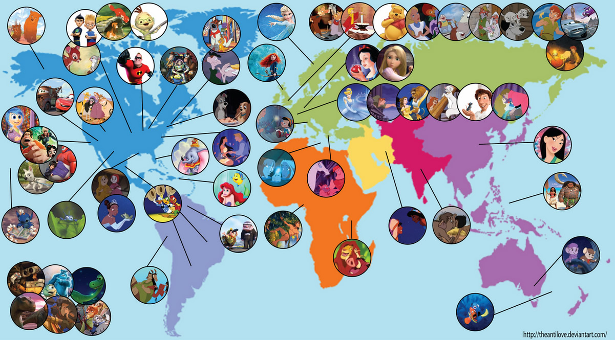 Mappa classici Disney