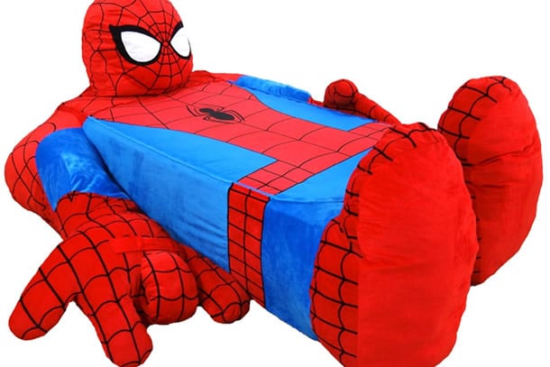 Il letto di Spider Man