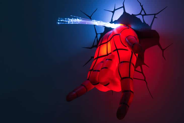 Lampada 3D Spider-Man