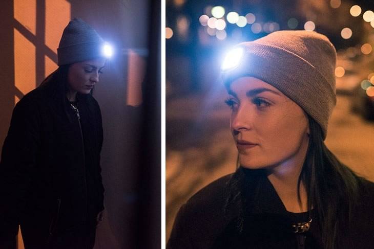Cappellino con luce LED
