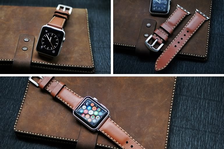 Cinturino in pelle per Apple Watch