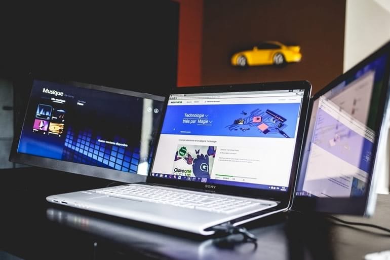Multi display per notebook